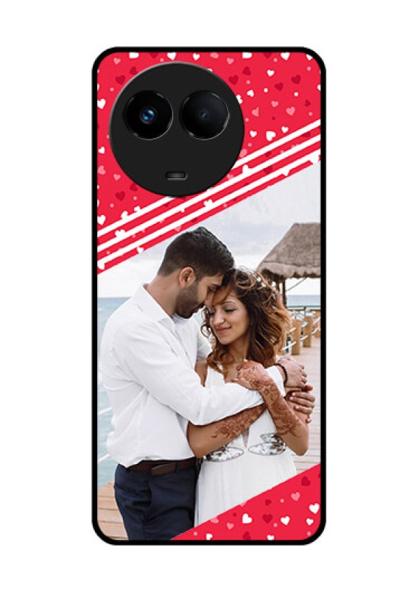 Realme 11x 5G Custom Glass Mobile Case - Valentines Gift Design