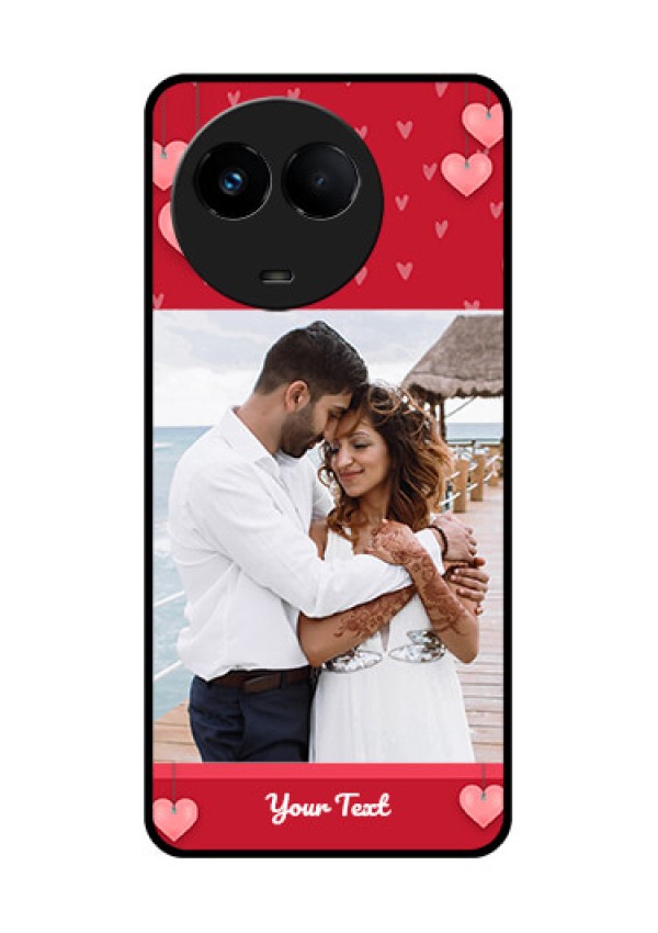 Realme 11x 5G Custom Glass Phone Case - Valentines Day Design