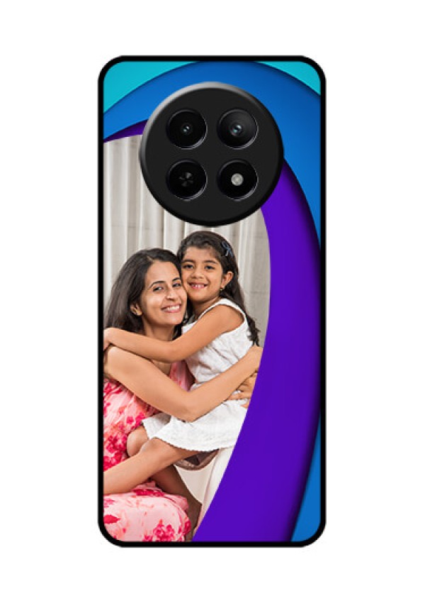 Realme 12 5G Custom Glass Phone Case - Simple Pattern Design