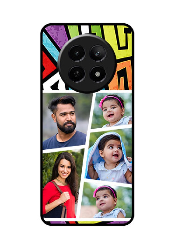 Realme 12 5G Custom Glass Phone Case - Graffiti Pattern Design