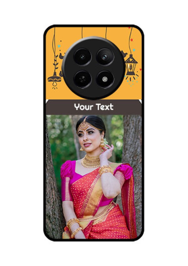 Realme 12 5G Custom Glass Phone Case - With Family Picture And Icons