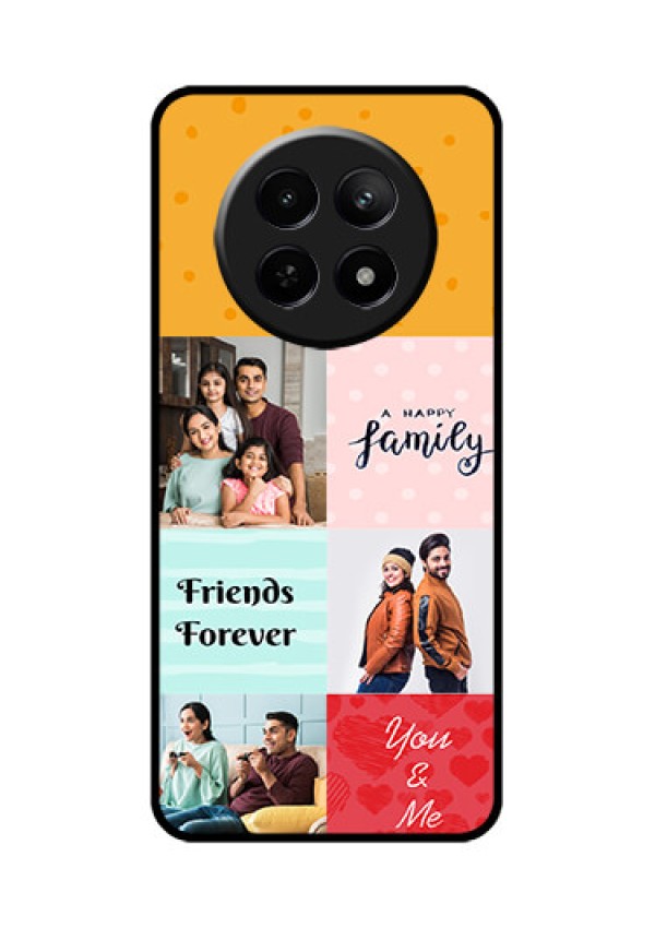 Realme 12 5G Custom Glass Phone Case - Images With Quotes Design