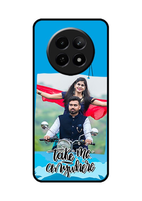 Realme 12 5G Custom Glass Phone Case - Traveller Design