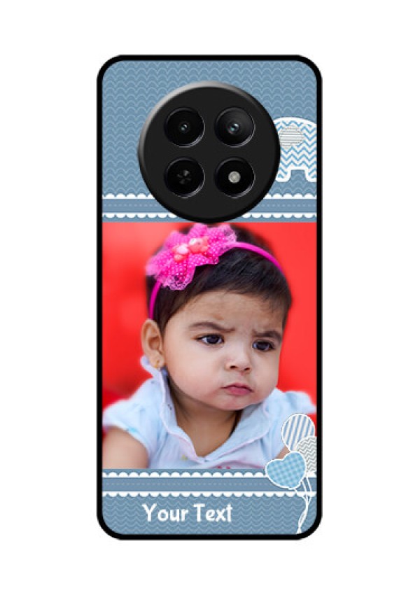 Realme 12X 5G Custom Glass Phone Case - With Kids Pattern Design