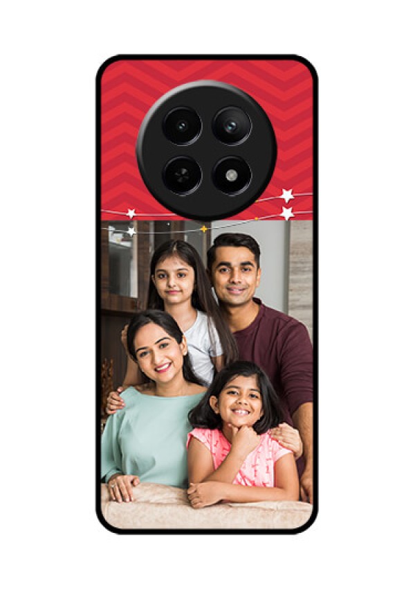 Realme 12X 5G Custom Glass Phone Case - Happy Family Design