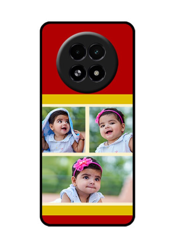 Realme 13 5G Custom Glass Phone Case - Multiple Pic Upload Design