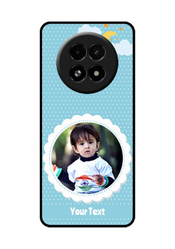 Realme 13 5G Custom Glass Phone Case - Violet Pattern Design