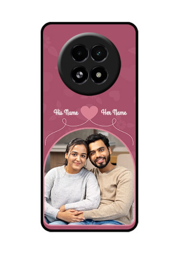 Realme 13 5G Custom Glass Phone Case - Love Floral Design
