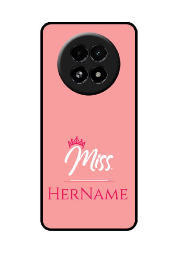 Realme 13 5G Custom Glass Phone Case - Mrs With Name Design