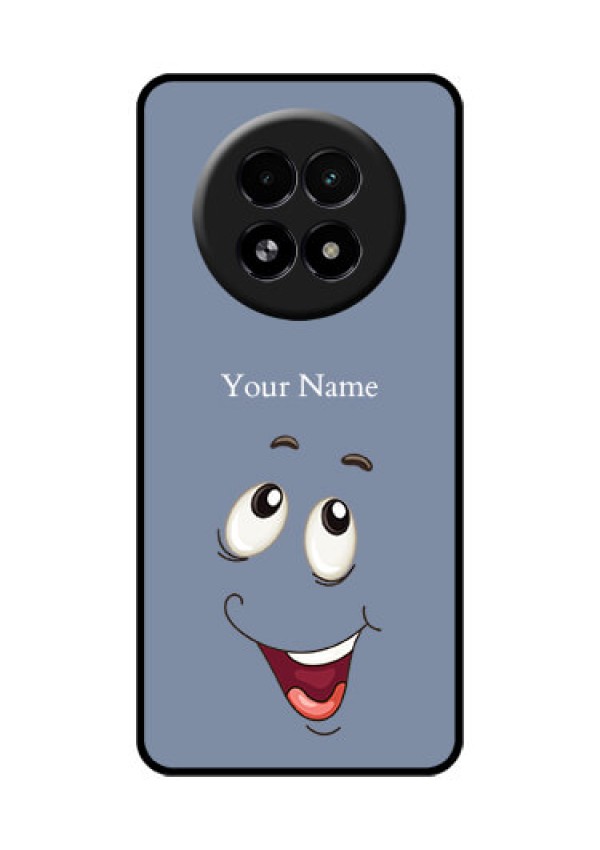 Realme 13 5G Custom Glass Phone Case - Laughing Cartoon Face Design