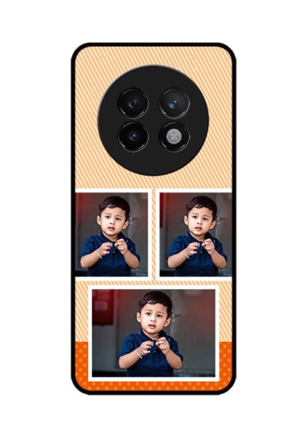 Realme 13 Plus 5G Custom Glass Phone CaseBulk Photos Upload Design