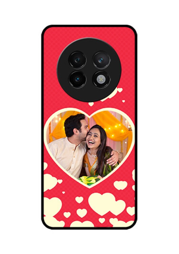 Realme 13 Plus 5G Custom Glass Phone CaseLove Symbols Phone Cover Design