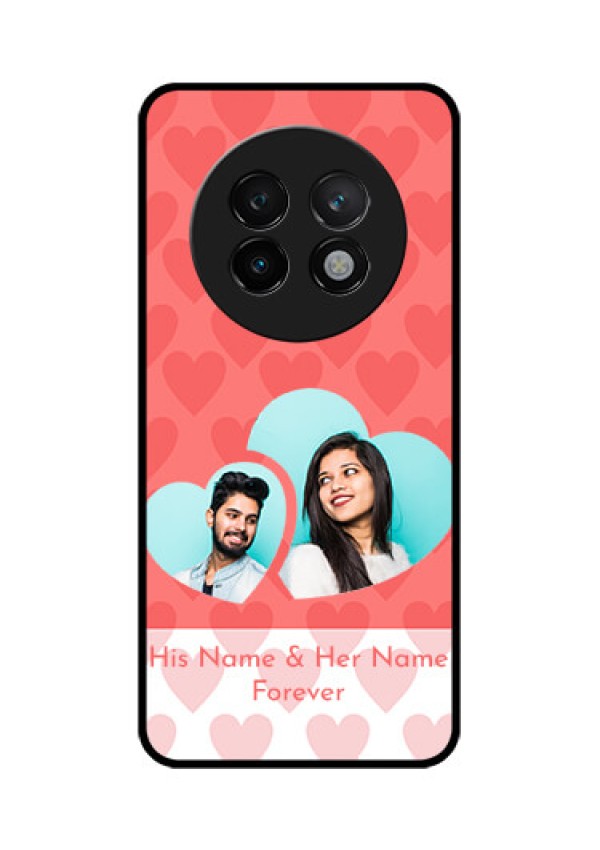 Realme 13 Plus 5G Custom Glass Phone CaseCouple Pic Upload Design