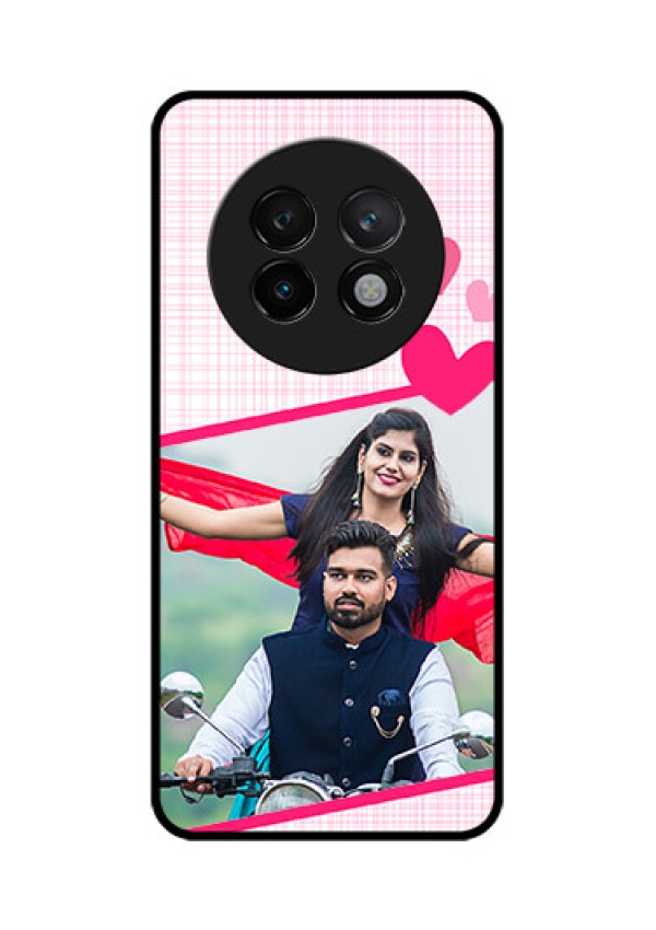 Realme 13 Plus 5G Custom Glass Phone CaseLove Shape Heart Design