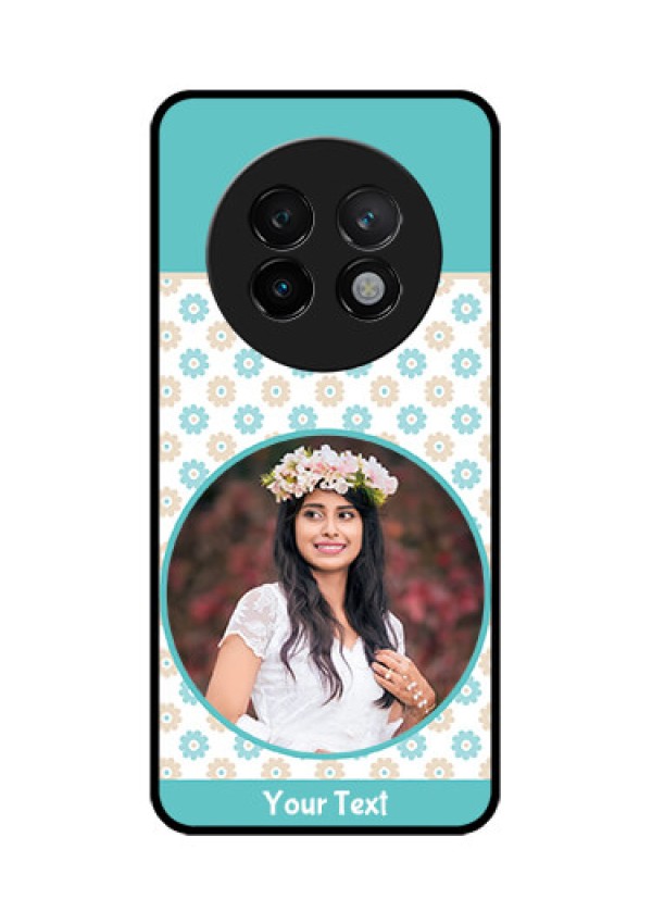 Realme 13 Plus 5G Custom Glass Phone CaseBeautiful Flowers Design
