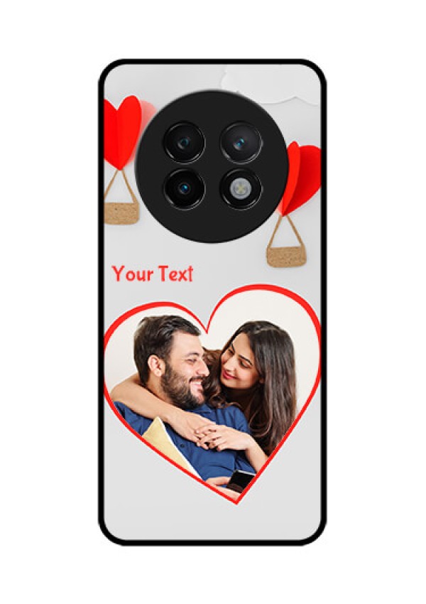 Realme 13 Plus 5G Custom Glass Phone CaseParachute Love Design
