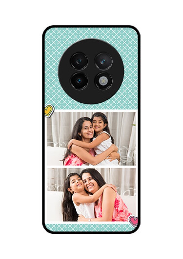 Realme 13 Plus 5G Custom Glass Phone Case2 Image Holder With Pattern Design