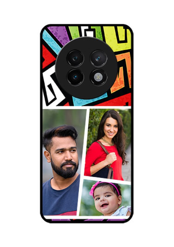 Realme 13 Plus 5G Custom Glass Phone CaseGraffiti Pattern Design