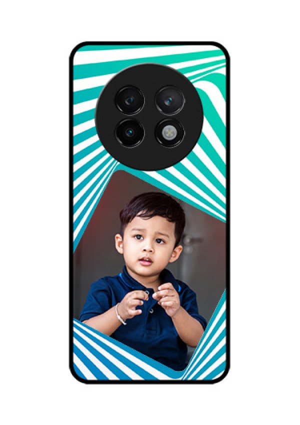 Realme 13 Plus 5G Custom Glass Phone CaseAbstract Spiral Design