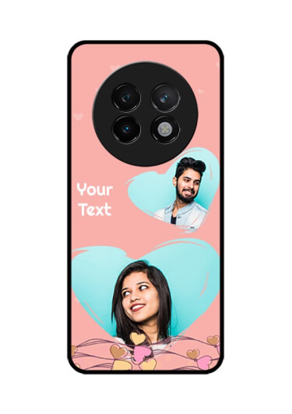 Realme 13 Plus 5G Custom Glass Phone CaseLove Doodle Design