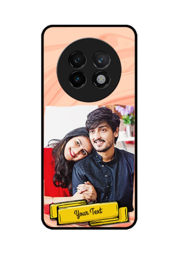 Realme 13 Plus 5G Custom Glass Phone CaseMarble Texture Design