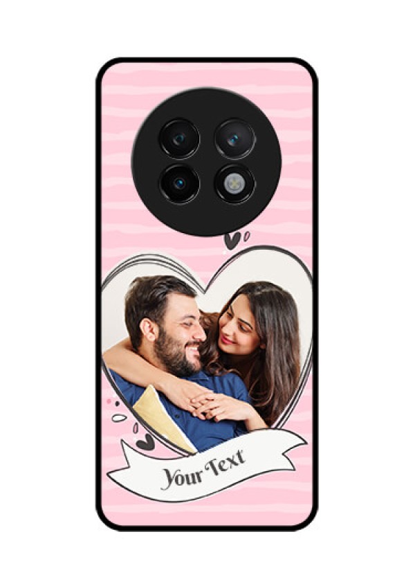Realme 13 Plus 5G Custom Glass Phone CaseVintage Heart Design