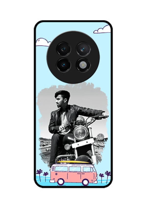 Realme 13 Plus 5G Custom Glass Phone CaseTravel and Adventure Design