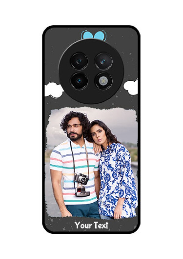 Realme 13 Plus 5G Custom Glass Phone CaseSplashes With Love Doodles Design