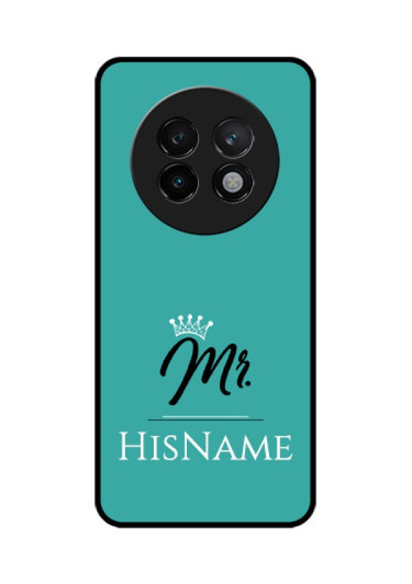 Realme 13 Plus 5G Custom Glass Phone CaseMr With Name Design