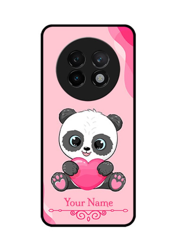 Realme 13 Plus 5G Custom Glass Phone CaseCute Panda Design