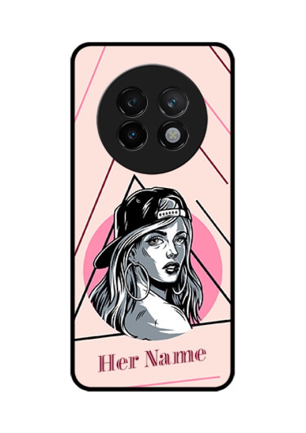 Realme 13 Plus 5G Custom Glass Phone CaseRockstar Girl Design