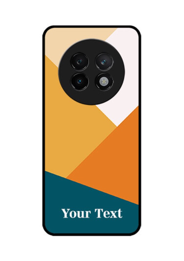 Realme 13 Plus 5G Custom Glass Phone CaseStacked Multi - Colour Design