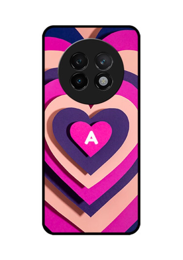 Realme 13 Plus 5G Custom Glass Phone CaseCute Heart Pattern Design