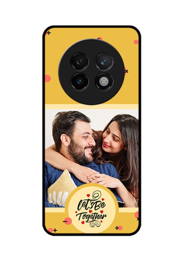 Realme 13 Plus 5G Custom Glass Phone CaseLets Be Together Design