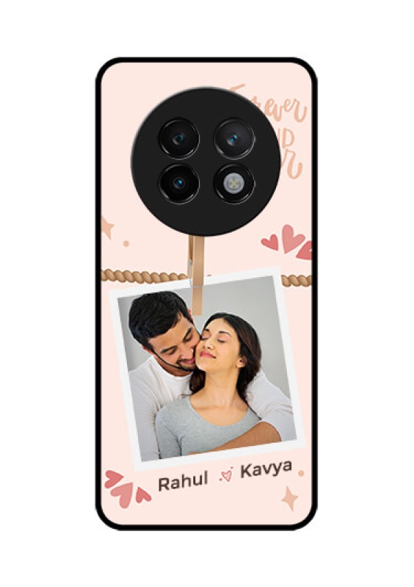 Realme 13 Plus 5G Custom Glass Phone CaseForever And Ever Love Design