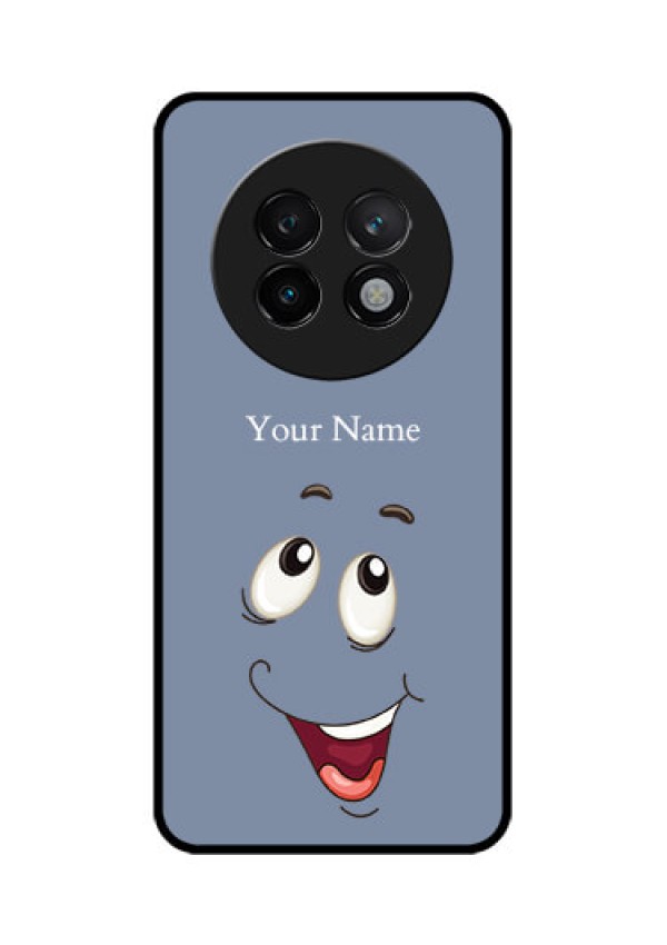 Realme 13 Plus 5G Custom Glass Phone CaseLaughing Cartoon Face Design