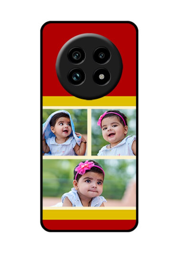 Realme 13 Pro 5G Custom Glass Phone Case - Multiple Pic Upload Design