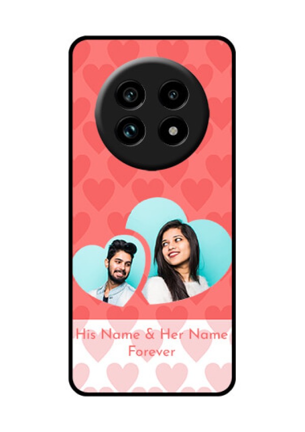 Realme 13 Pro 5G Custom Glass Phone Case - Couple Pic Upload Design
