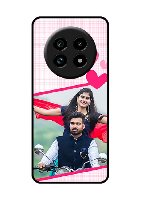 Realme 13 Pro 5G Custom Glass Phone Case - Love Shape Heart Design