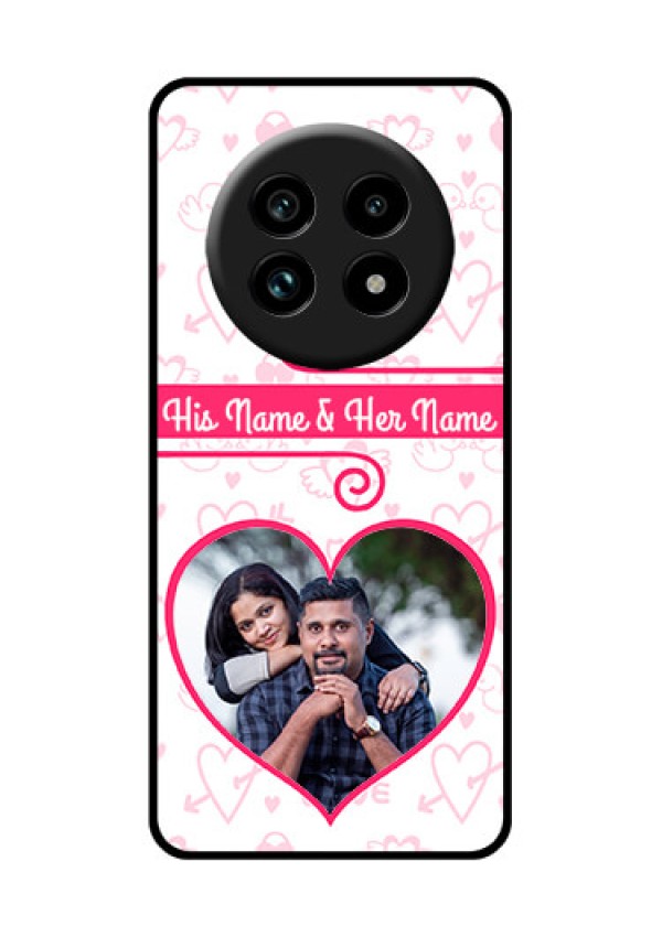 Realme 13 Pro 5G Custom Glass Phone Case - Heart Shape Love Design