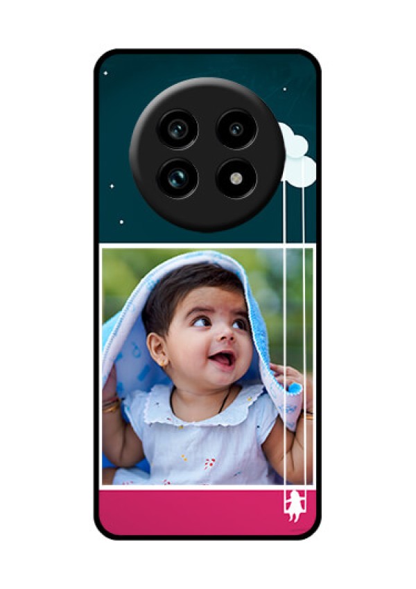 Realme 13 Pro 5G Custom Glass Phone Case - Cute Girl With Cloud Design