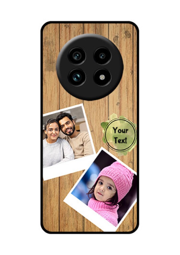 Realme 13 Pro 5G Custom Glass Phone Case - Wooden Texture Design