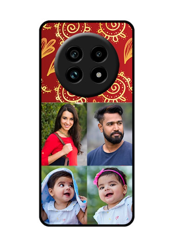 Realme 13 Pro 5G Custom Glass Phone Case - 4 Image Traditional Design