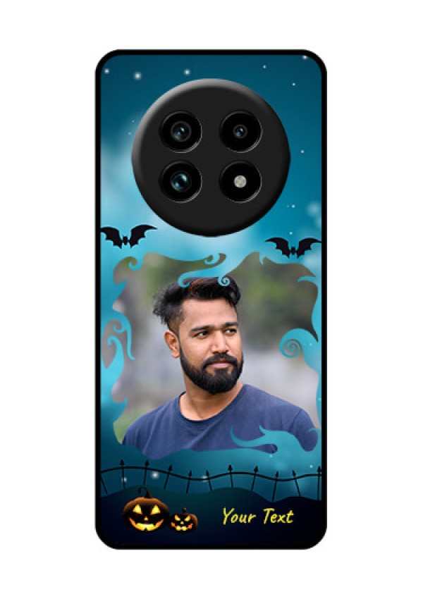 Realme 13 Pro 5G Custom Glass Phone Case - Halloween Frame Design