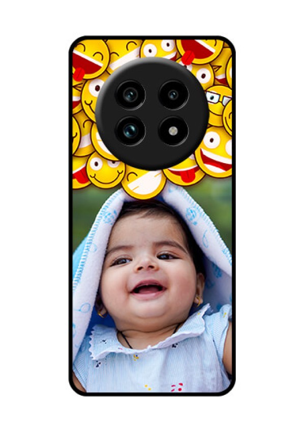 Realme 13 Pro 5G Custom Glass Phone Case - With Smiley Emoji Design
