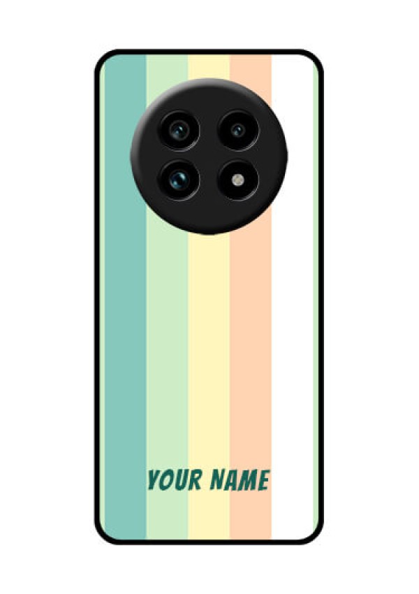 Realme 13 Pro 5G Custom Glass Phone Case - Multi - Colour Stripes Design