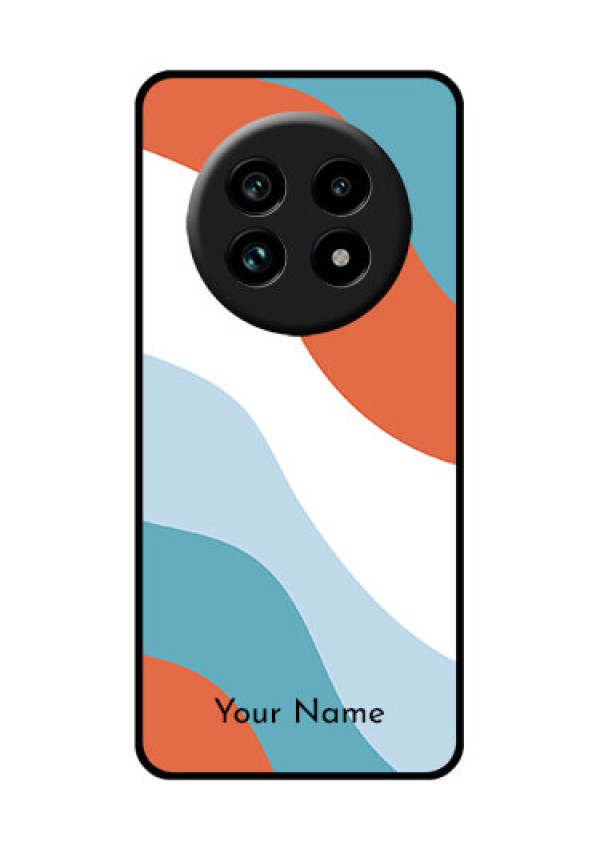 Realme 13 Pro 5G Custom Glass Phone Case - Coloured Waves Design