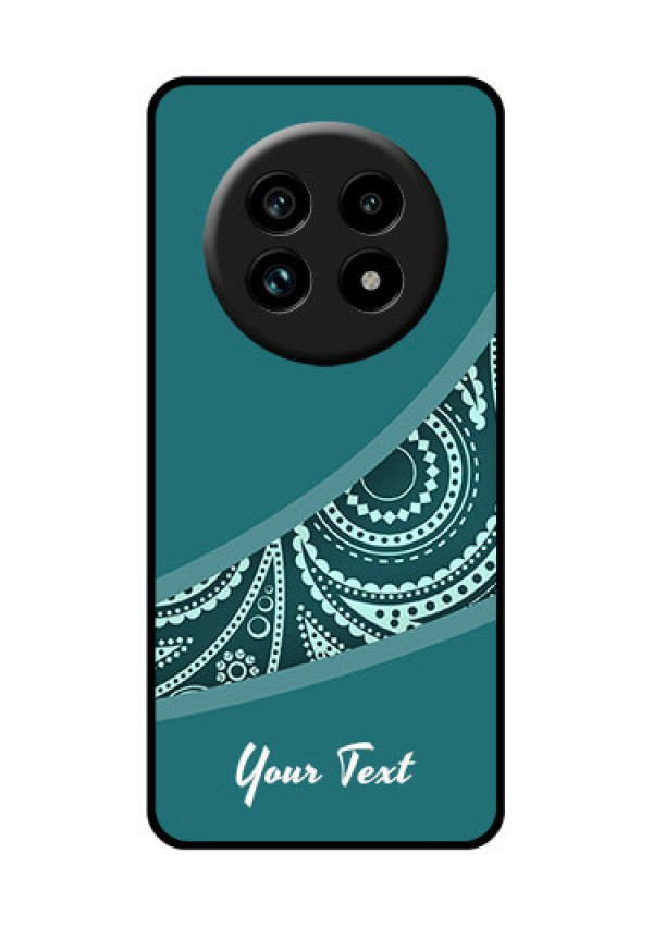Realme 13 Pro 5G Custom Glass Phone Case - Semi Visible Floral Design