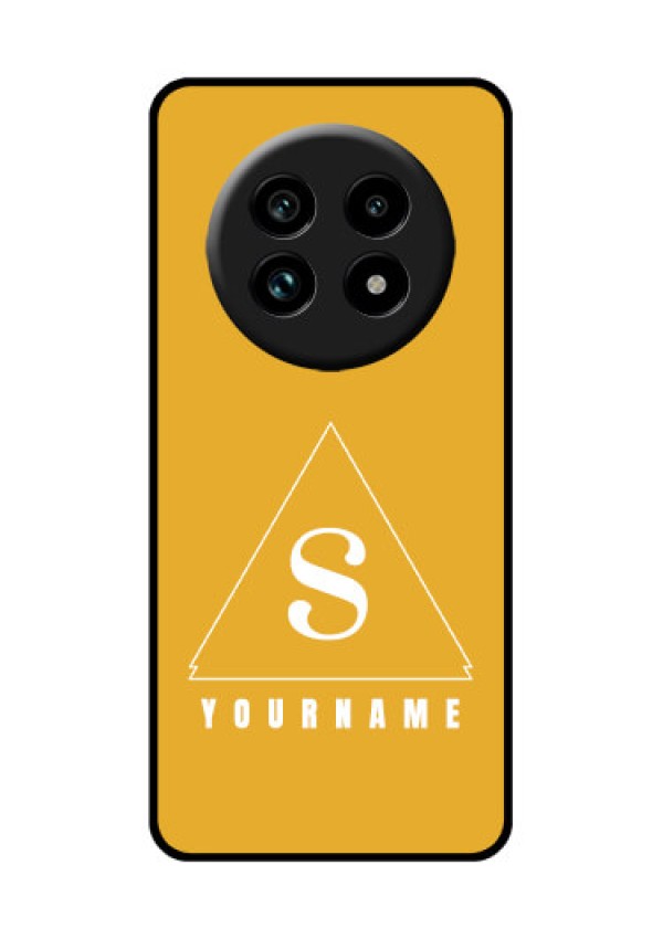 Realme 13 Pro 5G Custom Glass Phone Case - Simple Triangle Design