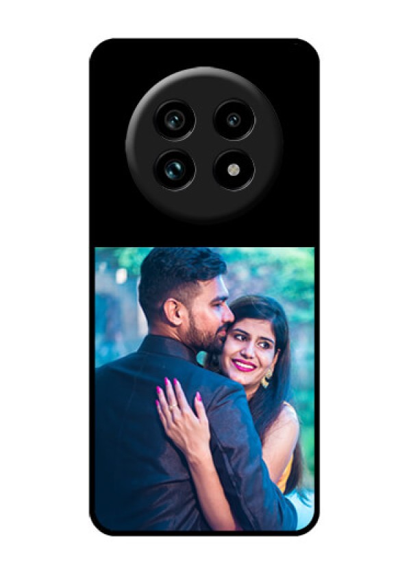 Realme 13 Pro 5G Custom Glass Phone Case - Upload Full Picture With Custom Color Design